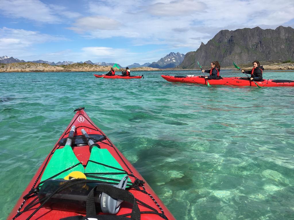Lofoten Beach Glamping Skrova 외부 사진