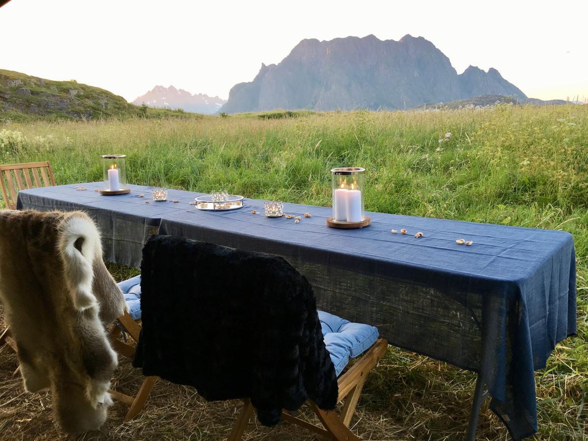 Lofoten Beach Glamping Skrova 외부 사진